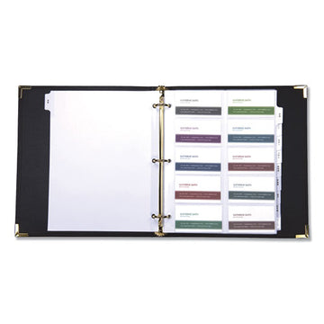 Samsill® Classic Vinyl Business Card Binder, Holds 200 2 X 2.5 Cards, 10.25 X 11.13, Ebony freeshipping - TVN Wholesale